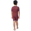 imageFruit of the Loom Boys 4Piece Tight Fit Pajama SetNavyCardinal