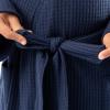 imageFruit of the Loom Boys Classic Waffle RobeTime Square Navy