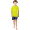 imageFruit of the Loom Boys Getaway Loose Fit 4Piece Pajama SetCalypso BlueBolts