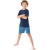 imageFruit of the Loom Boys Getaway Loose Fit 4Piece Pajama SetLimeGeo Zag