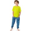 imageFruit of the Loom Boys Getaway Loose Fit 4Piece Pajama SetLimeGeo Zag