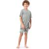 imageFruit of the Loom Boys Getaway Loose Fit 4Piece Pajama SetOrangecamo