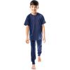 imageFruit of the Loom Boys Relaxing Comfort Loose Fit 2Piece Pajama SetNavy