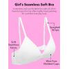 imageFruit of the Loom Girls 2Pack Seamless Soft Cup Bras  Lightweight ampamp Gentle SupportLilac WhisperBlack Hue