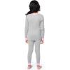 imageFruit of the Loom Girls 4Piece Tight Fit Pajama SetGrey Heather Light