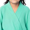 imageFruit of the Loom Girls Classic Waffle RobeWaterfall Green