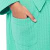 imageFruit of the Loom Girls Classic Waffle RobeWaterfall Green