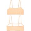 imageFruit of the Loom Girls Cotton Spaghetti Strap Sport BraLentilMangoPinkWhite
