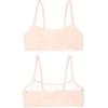 imageFruit of the Loom Girls Cotton Spaghetti Strap Sport BraLight NudeBlushDesert DuskSweet Tea