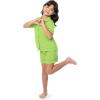 imageFruit of the Loom Girls Energize Loose Fit Pajama SetSpring Green