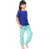 imageFruit of the Loom Girls Getaway Loose Fit 4Piece Pajama SetCalypso BlueBolts