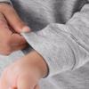 imageFruit of the Loom Girls Long Sleeve Jersey Henley Top and Fleece Pant Sleep Pajama SetGrey HeatherRose Hearts