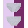 imageFruit of the Loom Girls MultiPack Seamless Bikini Briefs  Ultimate Comfort ampamp FlexibilityStellar OrchidGrey Heather