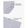 imageFruit of the Loom Girls MultiPack Seamless Bikini Briefs  Ultimate Comfort ampamp FlexibilityStellar OrchidGrey Heather