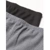 imageFruit of the Loom Girls Premium 2Pack Thermal Waffle BottomBlackHeather Greystone