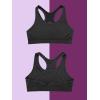 imageFruit of the Loom Girls Stay Dry Racerback Sports BraDazzling BlueBlack Hue