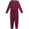 imageFruit of the Loom Kids Premium Thermal Waffle Union SuitBuffalo Check