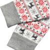 imageFruit of the Loom Kids Premium Thermal Waffle Union SuitFair Isle White