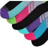 imageFruit of the Loom Little Girls 10 Pair No Show SocksBlack Assorted