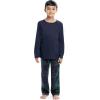 imageFruit of the Loom Matching Holiday Family Sleep Pajama Set for Women Men and KidsNavyGreen Plaid
