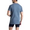 imageFruit of the Loom Mens Tee Undershirts Moisture Wicking ampamp Tag Free Short Sleeve Pocket TShirtsAssorted Blues  6 Pack  Pocket