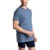imageFruit of the Loom Mens Tee Undershirts Moisture Wicking ampamp Tag Free Short Sleeve Pocket TShirtsAssorted Blues  6 Pack  Pocket