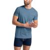 imageFruit of the Loom Mens Tee Undershirts Moisture Wicking ampamp Tag Free Short Sleeve Pocket TShirtsAssorted Earth Tones  3 Pack  Pocket