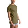 imageFruit of the Loom Mens Tee Undershirts Moisture Wicking ampamp Tag Free Short Sleeve Pocket TShirtsAssorted Earth Tones  6 Pack  Pocket