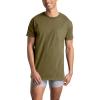 imageFruit of the Loom Mens Tee Undershirts Moisture Wicking ampamp Tag Free Short Sleeve Pocket TShirtsAssorted Earth Tones  6 Pack  Pocket