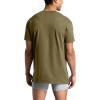imageFruit of the Loom Mens Tee Undershirts Moisture Wicking ampamp Tag Free Short Sleeve Pocket TShirtsAssorted Earth Tones  6 Pack  Pocket