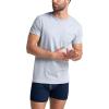 imageFruit of the Loom Mens Tee Undershirts Moisture Wicking ampamp Tag Free Short Sleeve Pocket TShirtsBlackGrey  3 Pack  Pocket