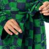 imageFruit of the Loom Unisex Kids Fleece RobeNavyGreen