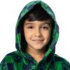 imageFruit of the Loom Unisex Kids Fleece RobeNavyGreen