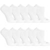 imageFruit of the Loom Women Everyday Soft Cushioned No Show Socks Multi PackWhite 10 Pack