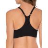 imageFruit of the Loom Womens Adjustable Shirred Front Racerback Sports Bra Multi Pack OptionsRed HotBlackHeather Grey