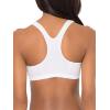 imageFruit of the Loom Womens Adjustable Shirred Front Racerback Sports Bra Multi Pack OptionsWhiteHeather GreyBlack Hue