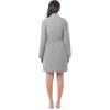 imageFruit of the Loom Womens Beyondsoft Sleep Chemise and Robe SetLight Grey Heather