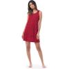 imageFruit of the Loom Womens Beyondsoft Sleep Chemise and Robe SetRadiant Red