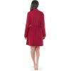 imageFruit of the Loom Womens Beyondsoft Sleep Chemise and Robe SetRadiant Red