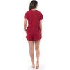imageFruit of the Loom Womens Beyondsoft Sleep Tee and Shorts SetRadiant Red