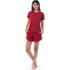 imageFruit of the Loom Womens Beyondsoft Sleep Tee and Shorts SetRadiant Red