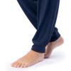 imageFruit of the Loom Womens Breathable Short Sleeve Top and Jogger Pant Sleep Pajama SetMidnight Blue
