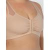 imageFruit of the Loom Womens Comfort Front Close Sport Bra with Mesh StrapsBlack HueSand