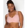 imageFruit of the Loom Womens Comfort Front Close Sport Bra with Mesh StrapsBlushing Rose