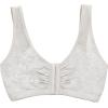 imageFruit of the Loom Womens Comfort Front Close Sport Bra with Mesh StrapsHeather Grey