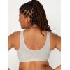 imageFruit of the Loom Womens Comfort Front Close Sport Bra with Mesh StrapsHeather Grey
