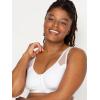 imageFruit of the Loom Womens Comfort Front Close Sport Bra with Mesh StrapsHeather GreyWhite