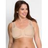 imageFruit of the Loom Womens Comfort Front Close Sport Bra with Mesh StrapsSand