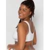 imageFruit of the Loom Womens Comfort Front Close Sport Bra with Mesh StrapsWhite