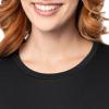 imageFruit of the Loom Womens Drop Shoulder Tee and Convertible Waist Sleep SetBlack